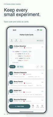 Python Code Cards screenshot 3
