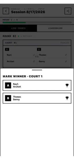 Shuttlebug Badminton Tracker screenshot 3