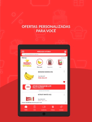 Mercado e Padaria Vitória iPad screenshot