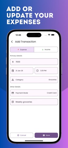 Daily Expense & Budget Tracker screenshot
