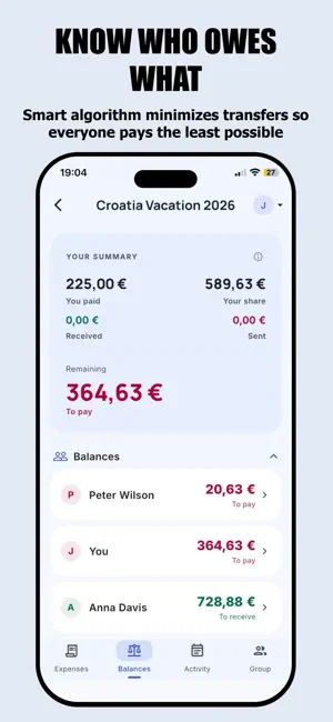 Let's Settle Up: Split Bills screenshot 4