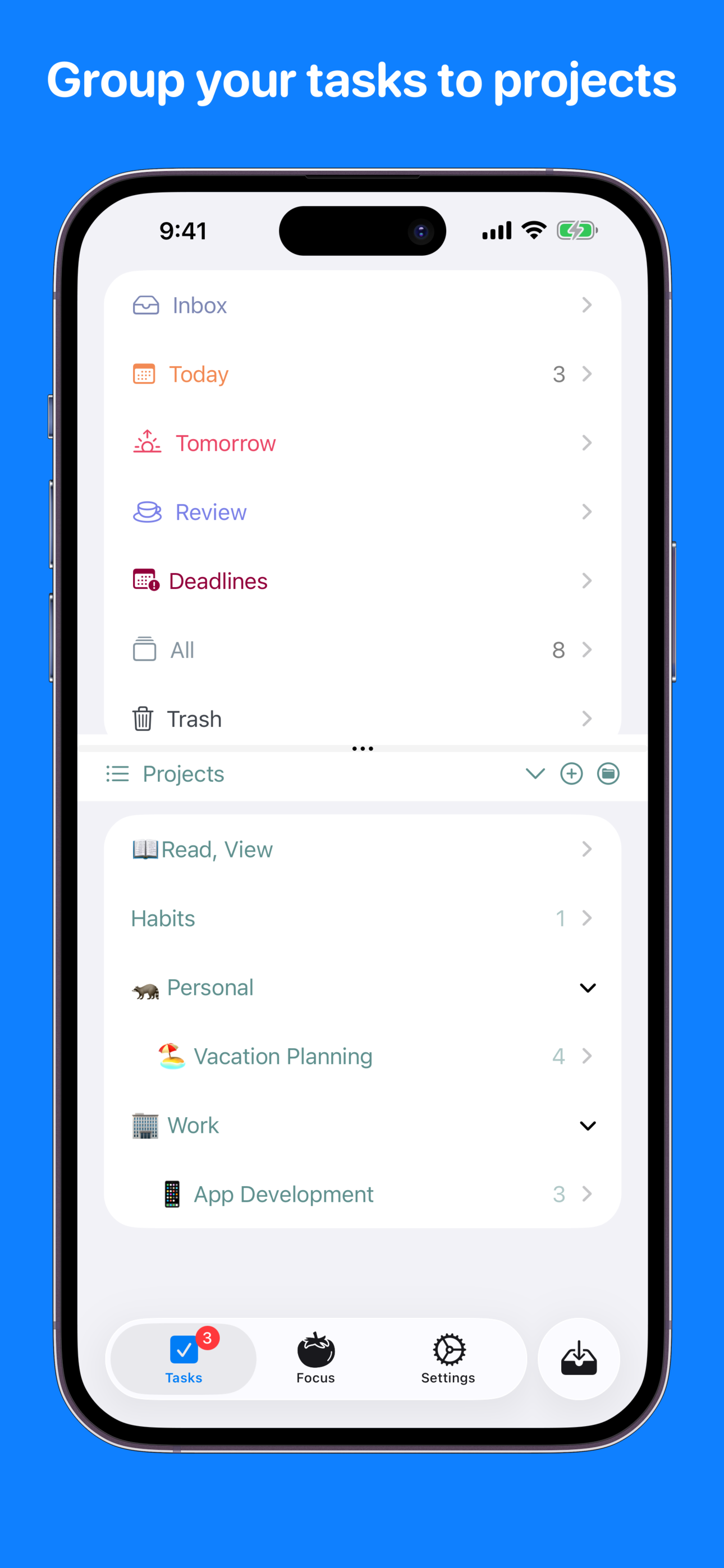 PomPadDo: task manager screenshot 5