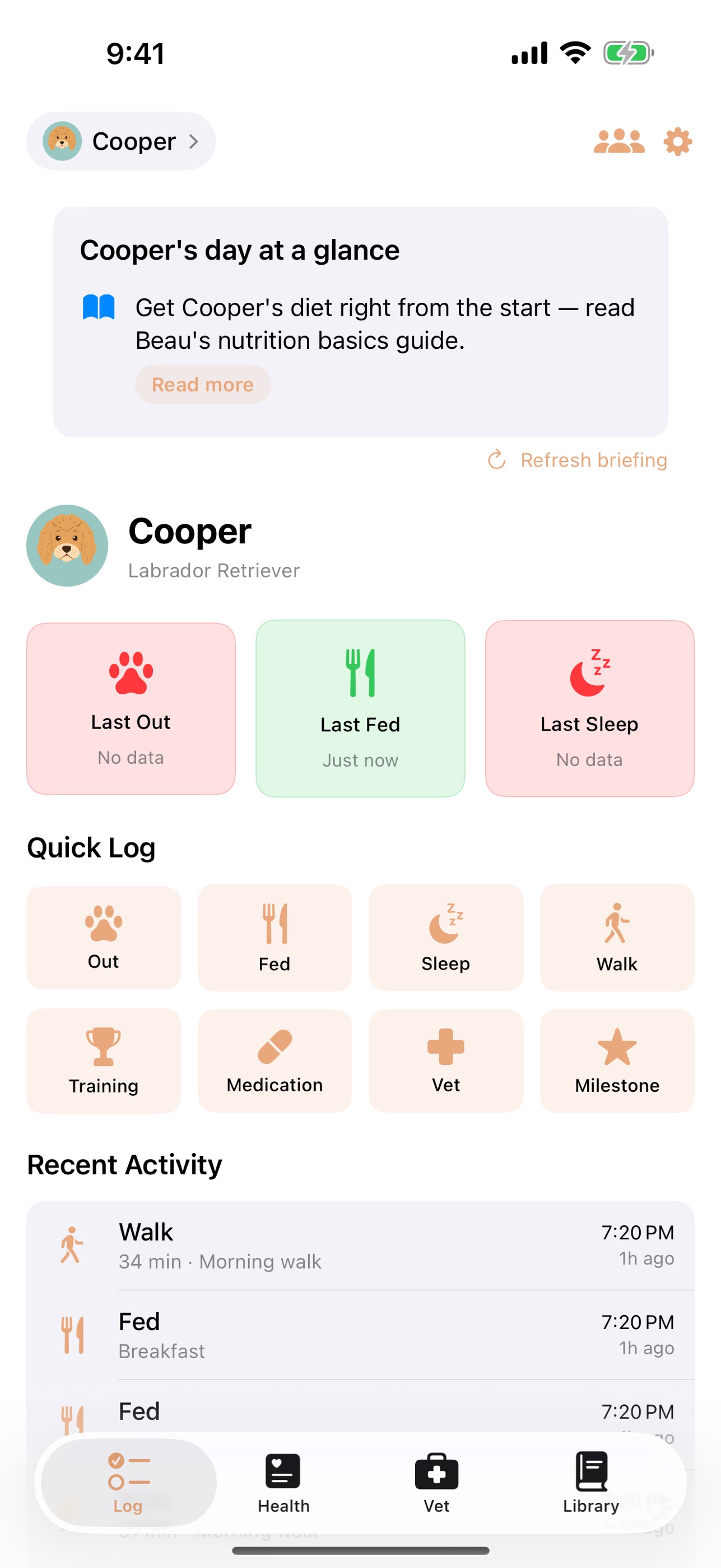 Screenshot 1 of Beau - Dog Companion