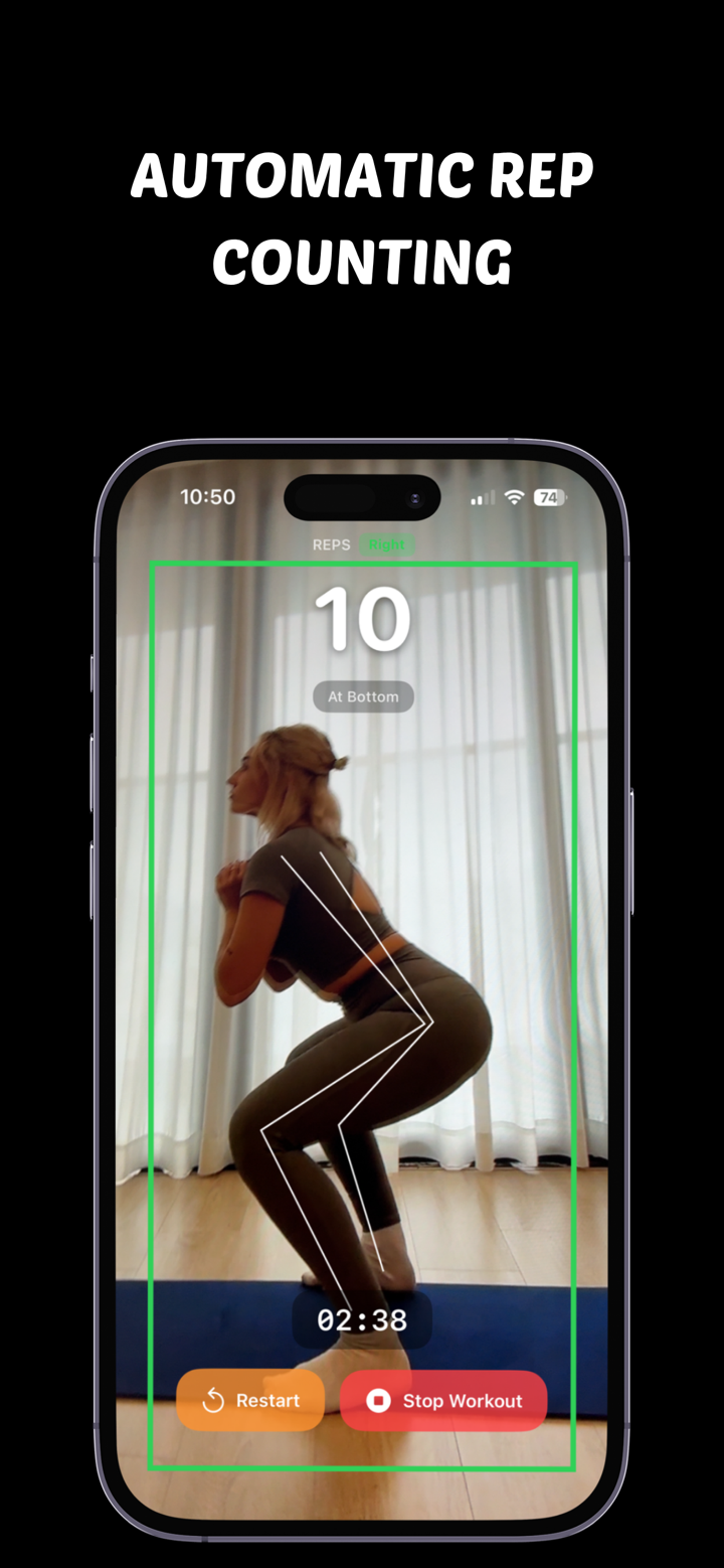 RepVision AI Gym Rep Counter screenshot 1