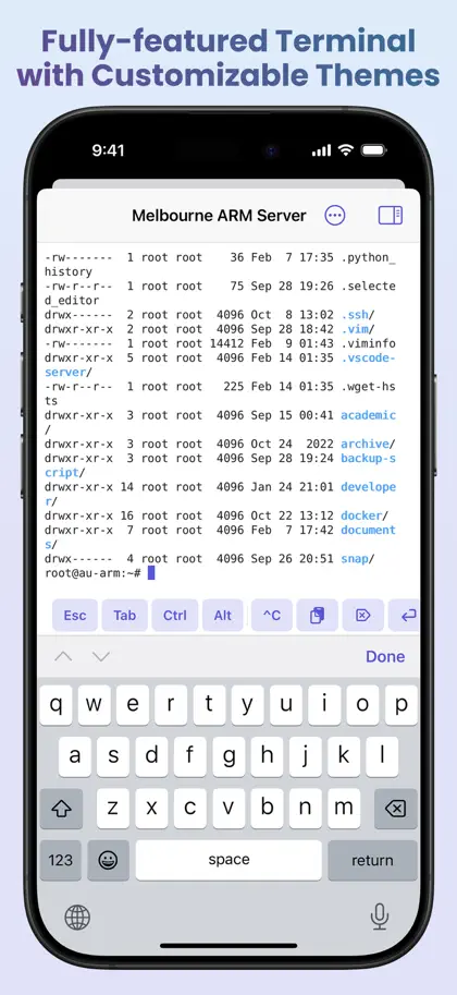 Screenshot 6 von 6 zu SwiftServer - SSH Client