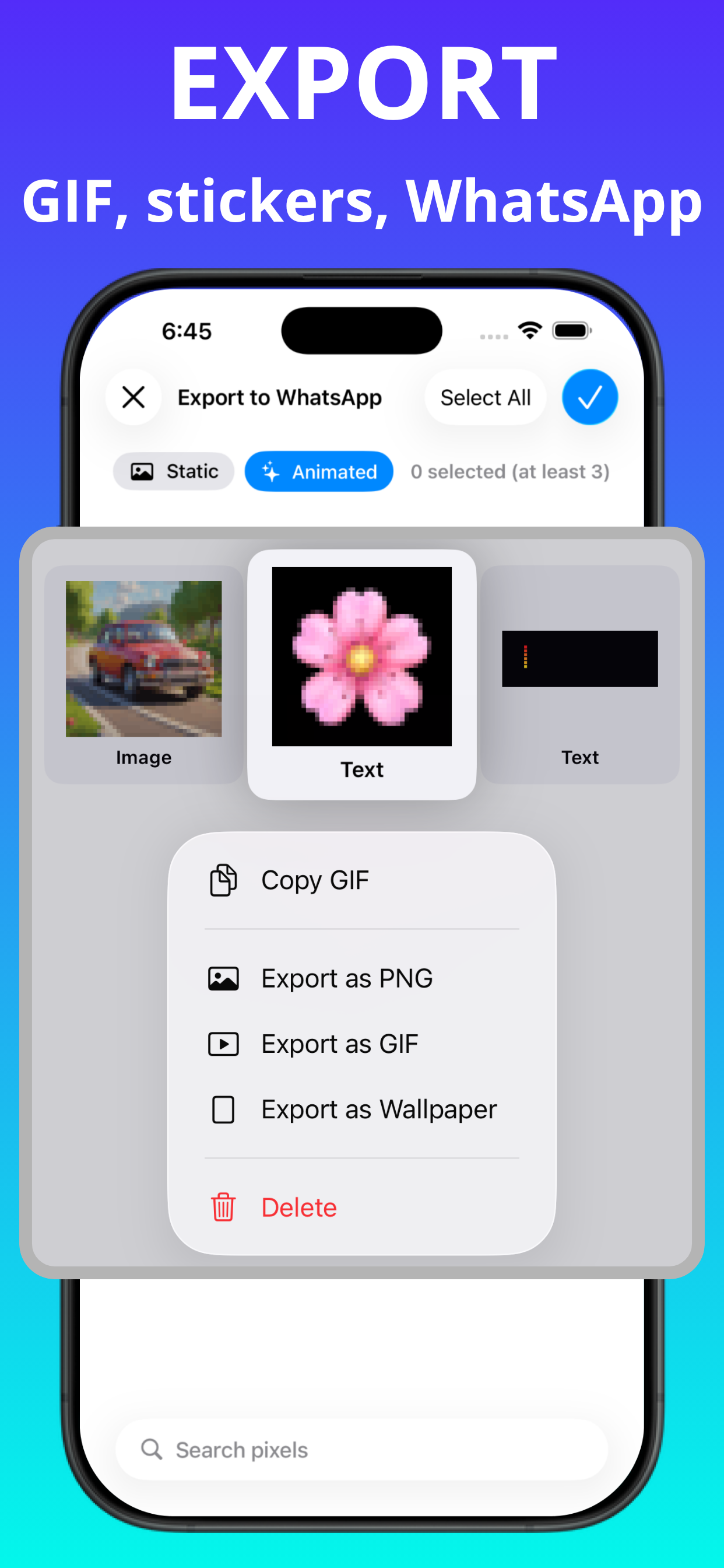 Pixelatable: Stickers, Widgets screenshot 5