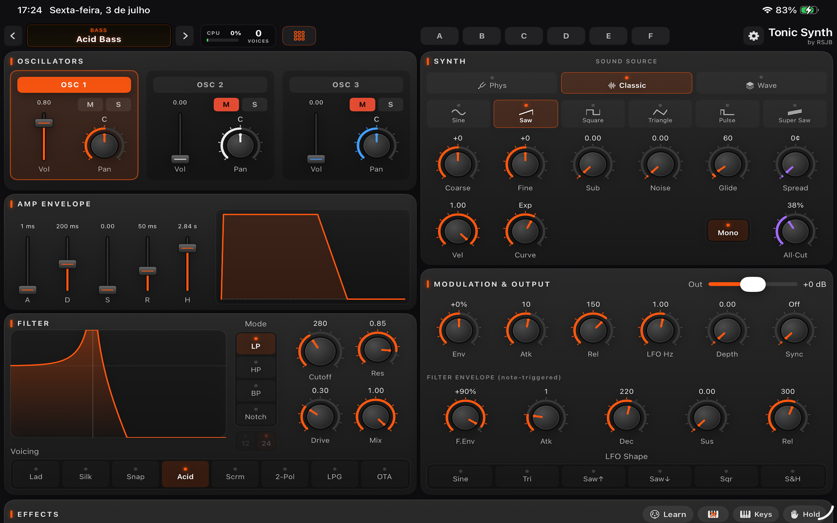 Tonic Synth screenshot 13