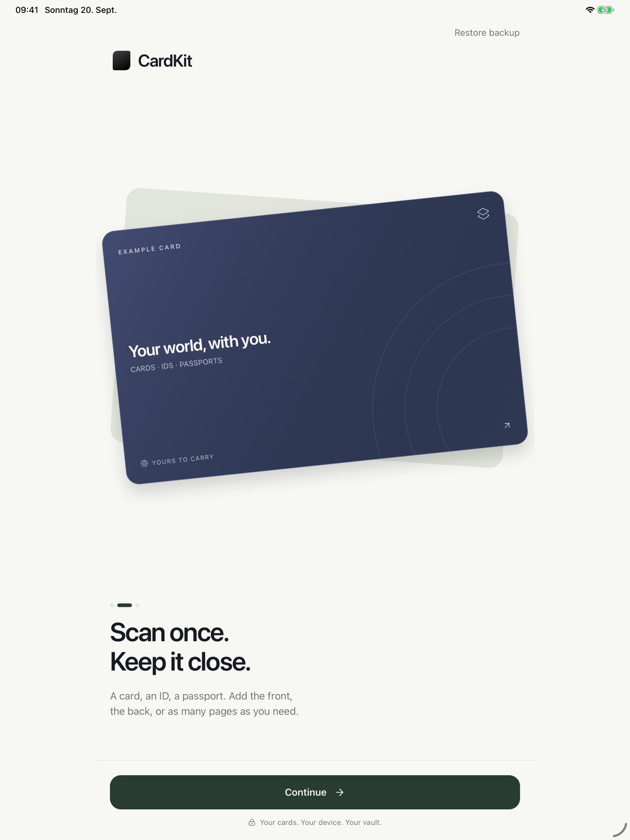Screenshot 7 of CardKit: Cards & Documents