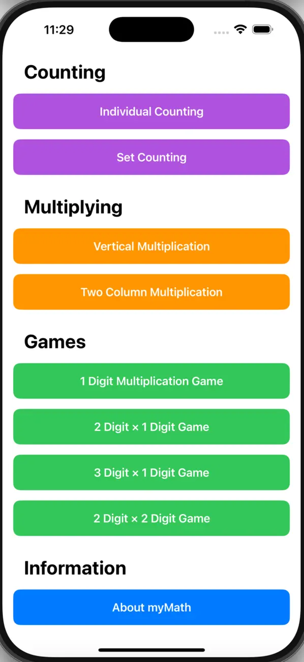 Screenshot #1 pour myMath-multiplication