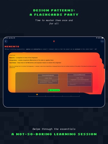 Design Patterns for Devs iPad screenshot 1