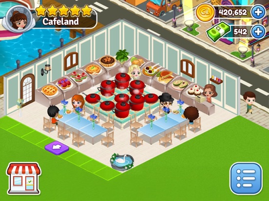 Cafeland - Restaurant Koken iPad app afbeelding 4