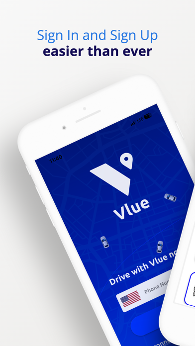 Vlue Driver Screenshot