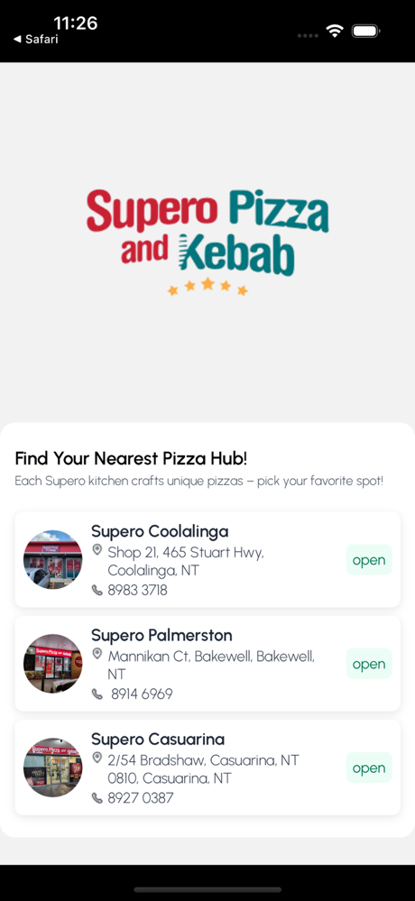 Supero Pizza screenshot 2