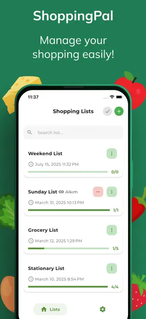 Any Shopping List: ShoppingPal screenshot 1