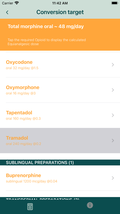Screenshot #3 pour Opioid Calculator