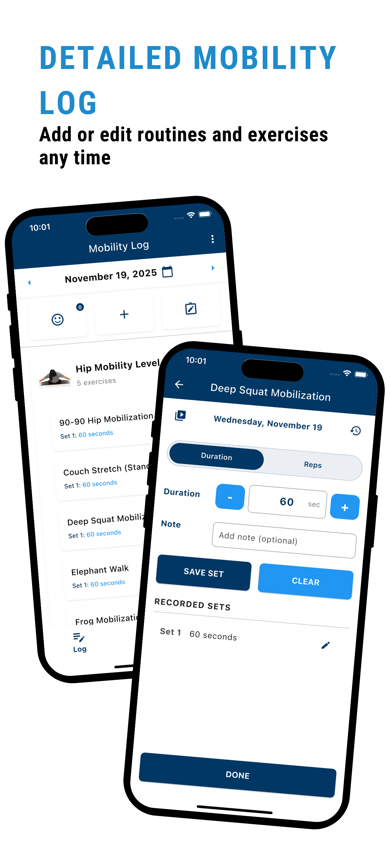 Mobilize: Mobility & Recovery