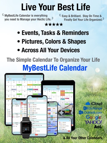 MyBestLife Calendar iPad screenshot