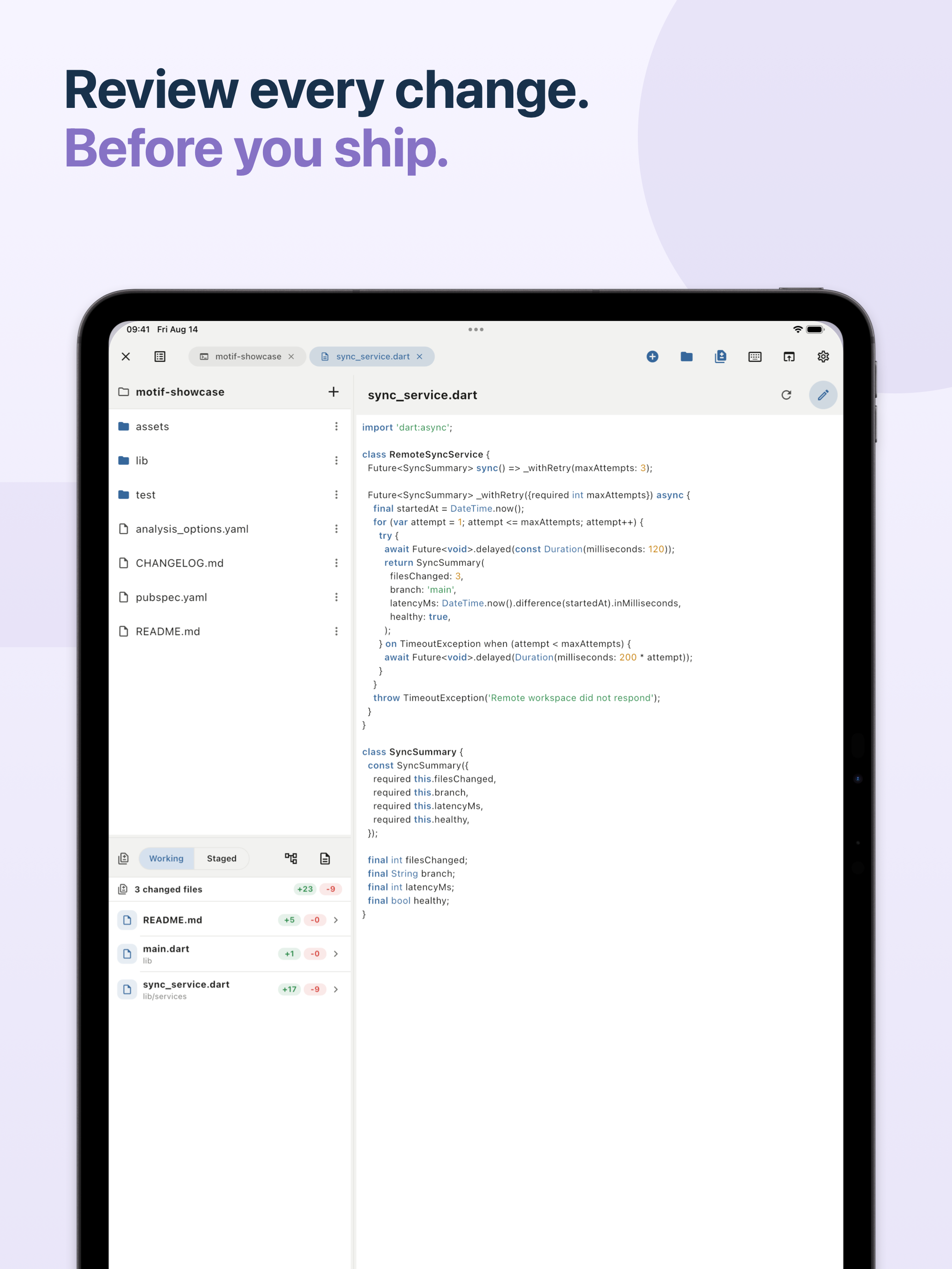 Motif - SSH & Codex screenshot 18