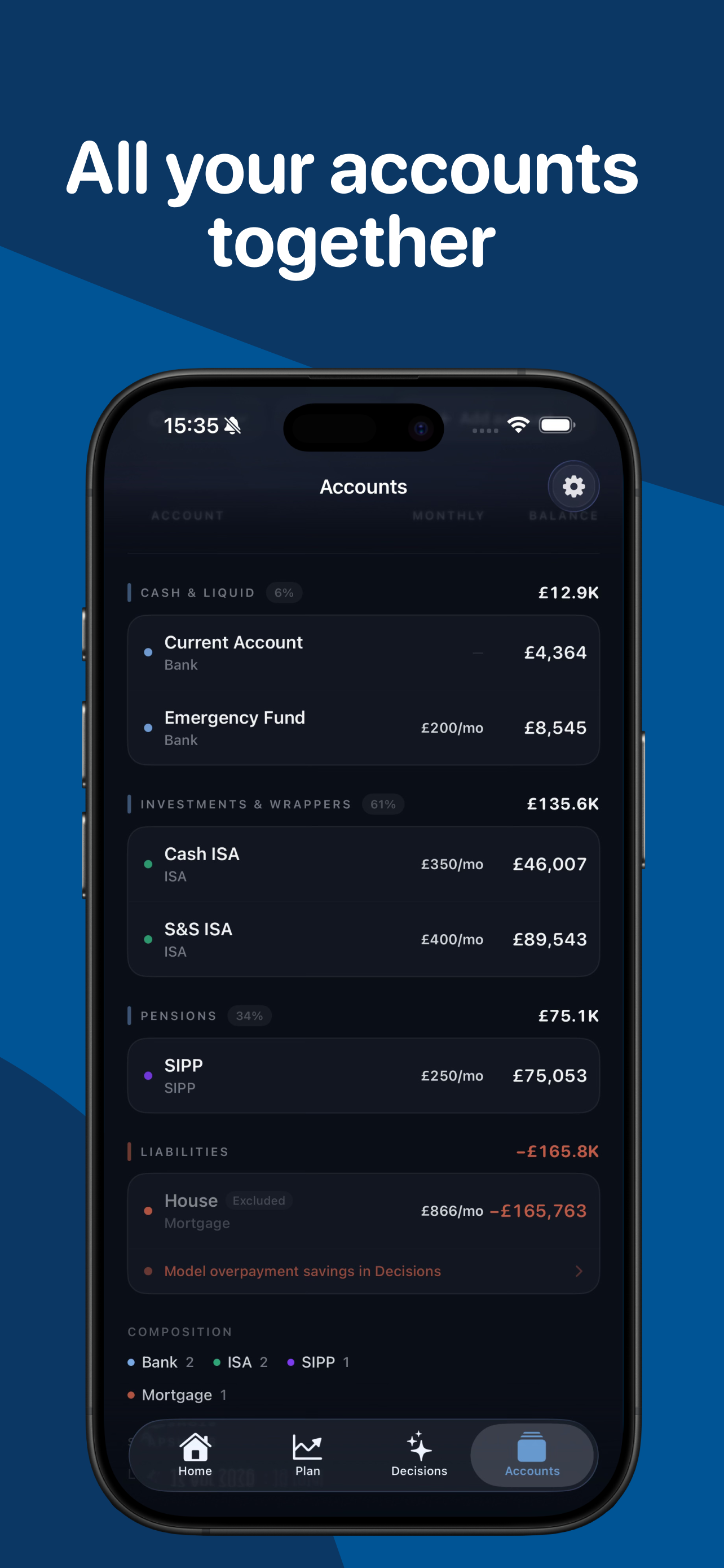 Paddock: Net Worth Tracker