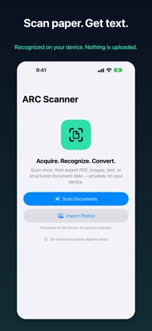 ARC Scanner: Scan to Text screenshot 1