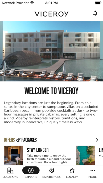 Viceroy Hotels Screenshot