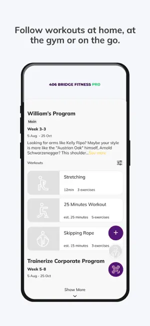 406 Bridge Fitness Pro screenshot 3