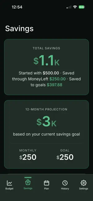 MoneyLeft: Safe to Spend screenshot 1