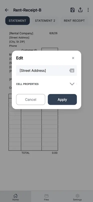 Rent Receipt Pro screenshot 7 of 9