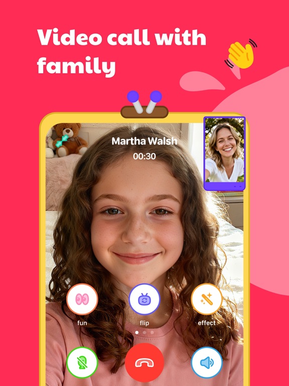 JusTalk Kids - Safe Messenger iPad screenshot 2 - Social Networking app