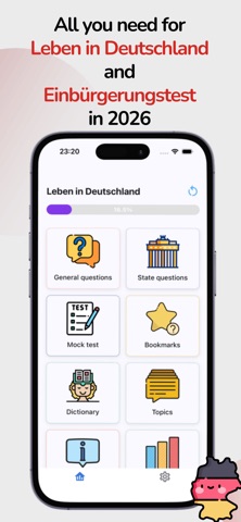 Leben in Deutschland BAMF 2026 iPhone screenshot
