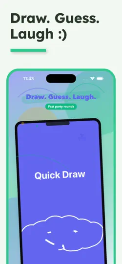 Screenshot von Quick Draw :) auf dem iPhone 1