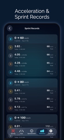 GPS Speed Tracker: Speedometer iPhone screenshot 7