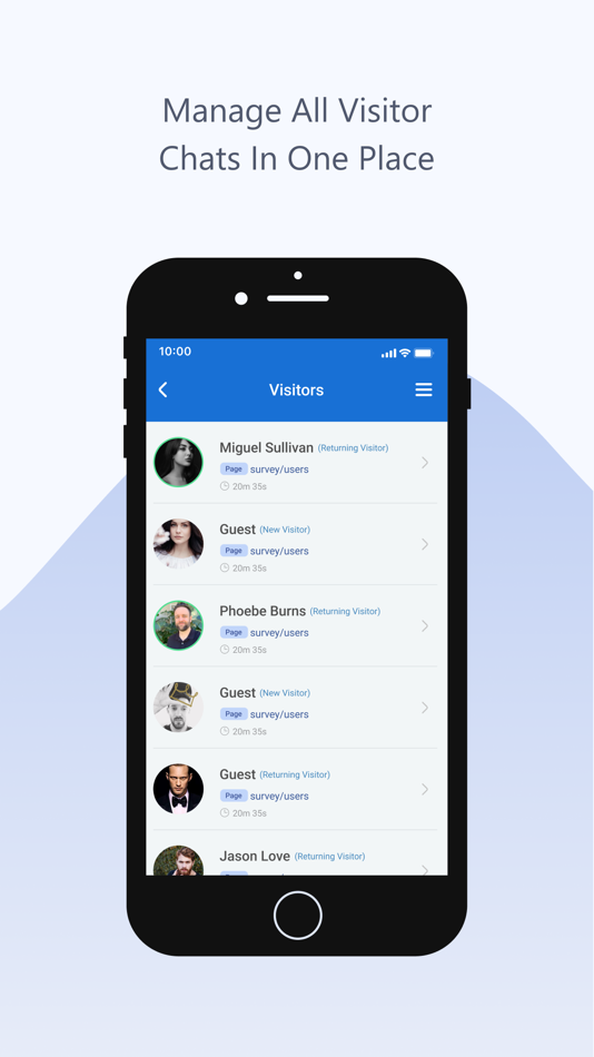 #3. Live Chat Software by ProProfs (iOS) 由: Batia Infotech
