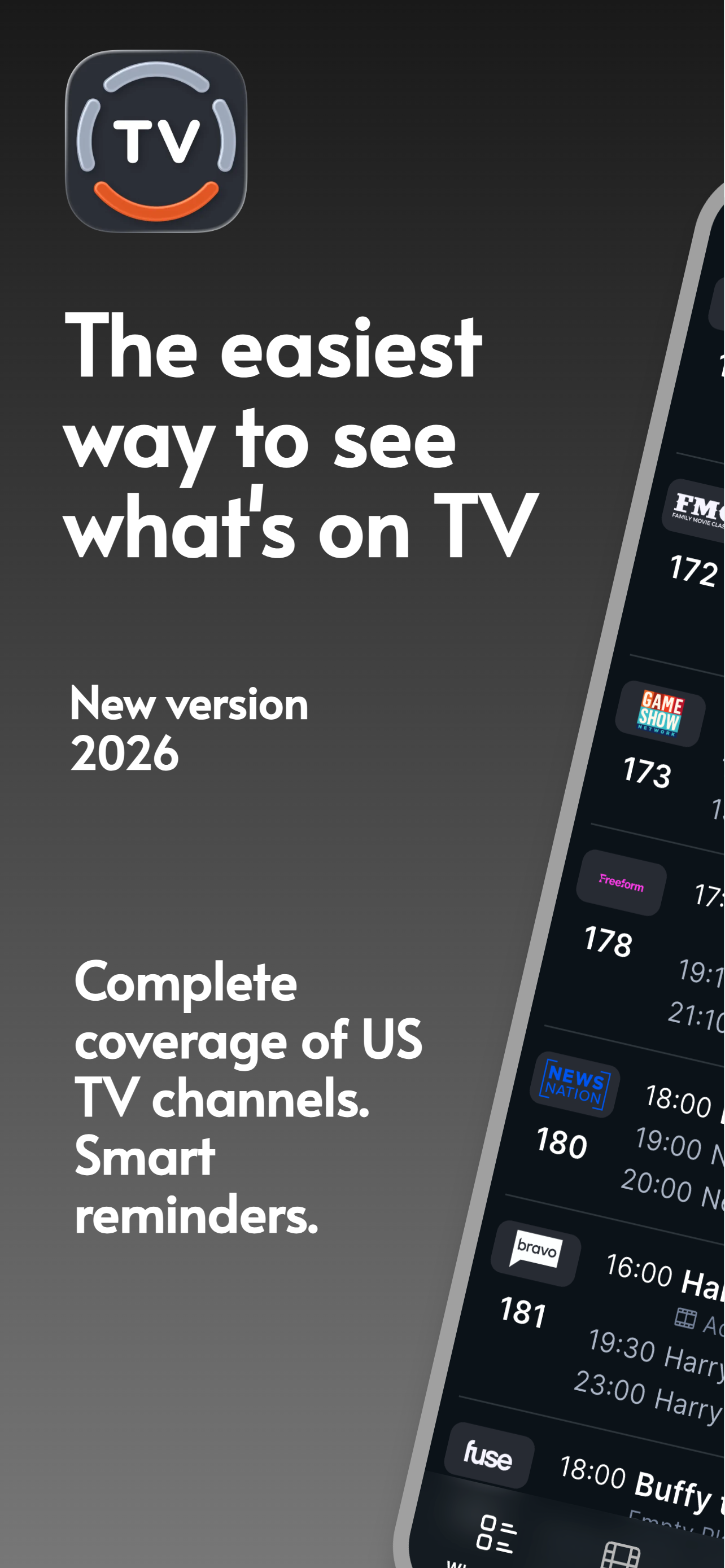 TVGenius – TV Guide & Listings