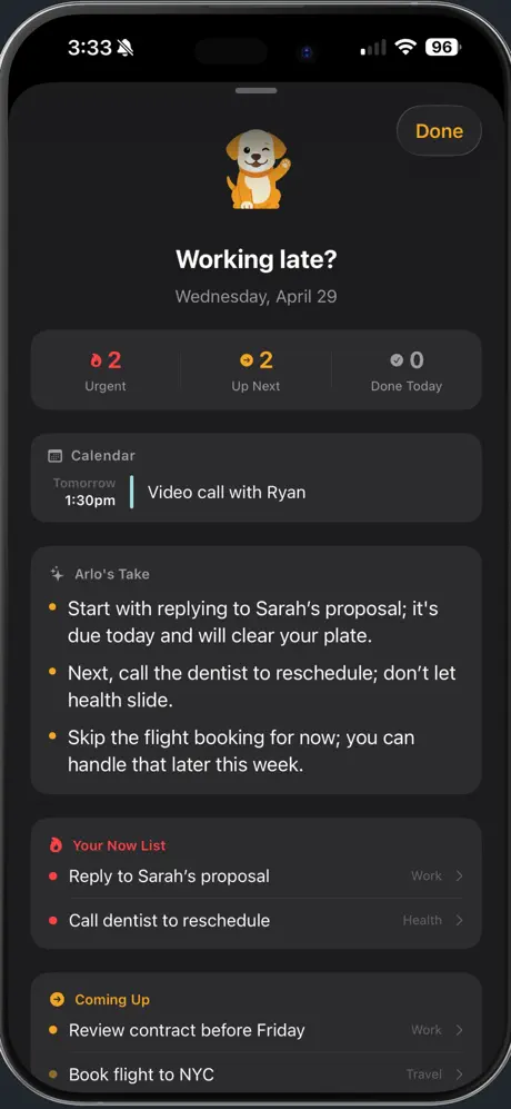 Arlo screenshot 2