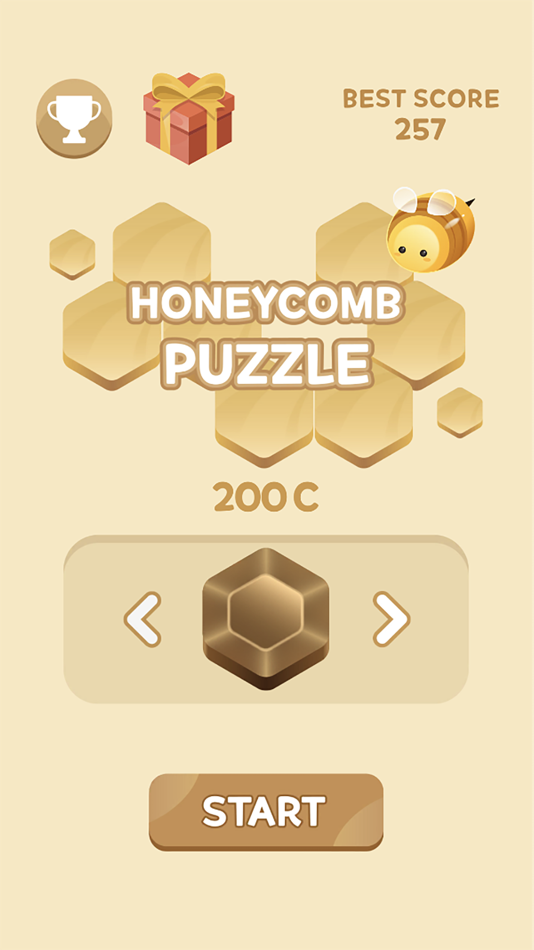#1. Honeycomb Puzzle! (iOS) 由: hyeonmin kim