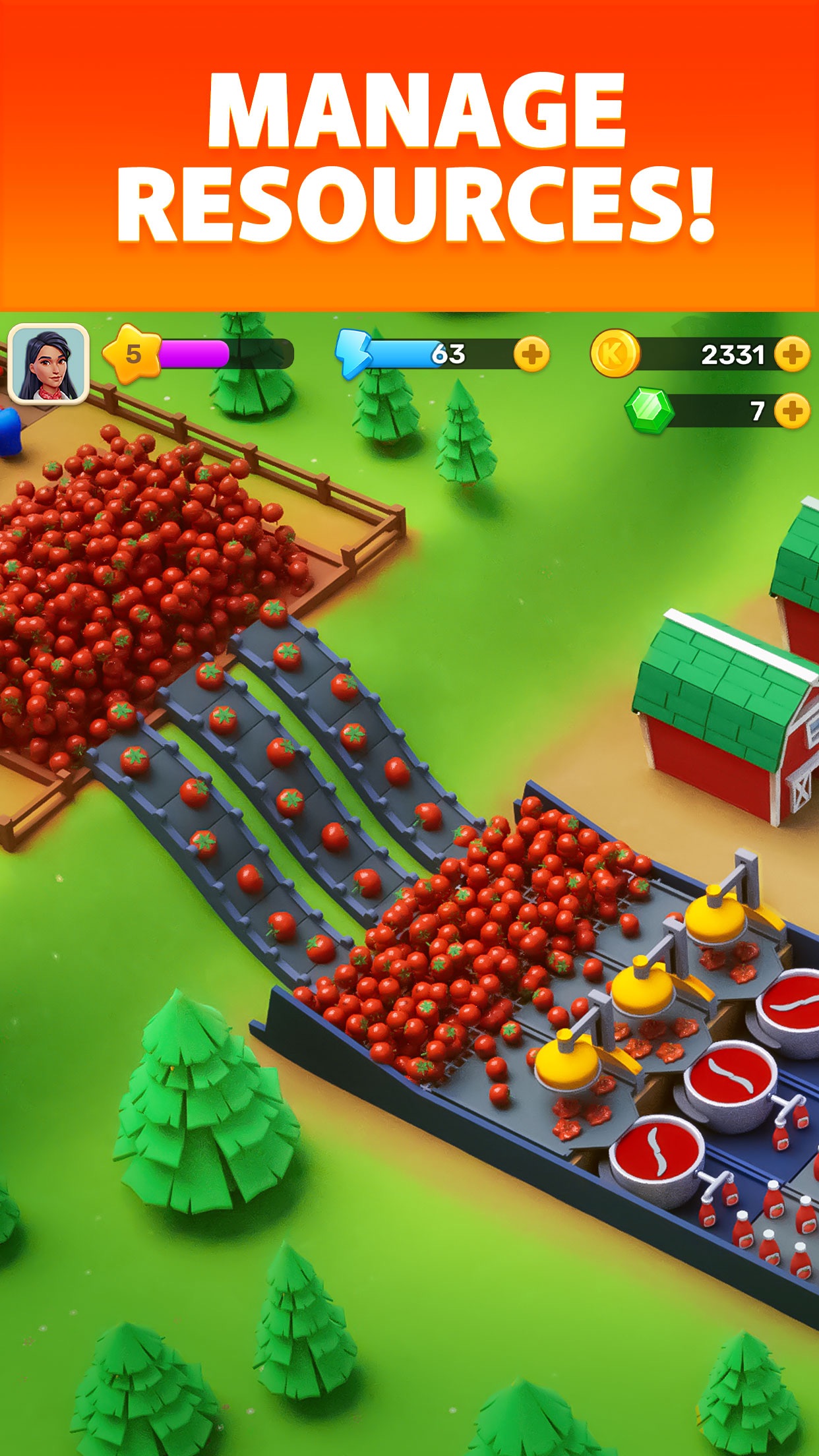 Klondike Adventures: Farm Game screenshot 1