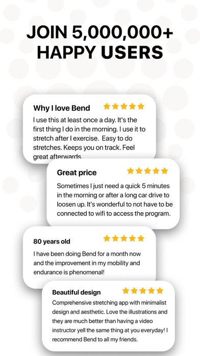 Bend: Stretching & Flexibility iPhone screenshot 10 - Health & Fitness app