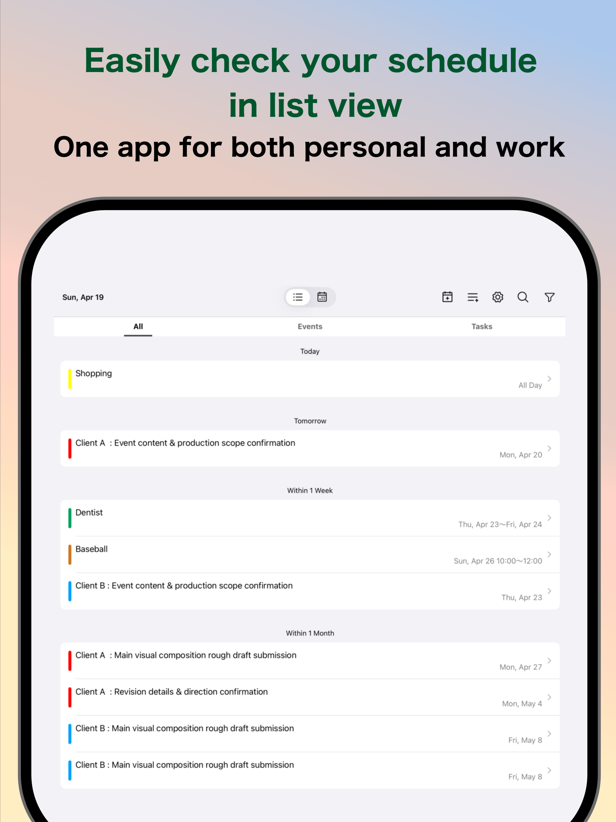 Aupath: Task & Event Calendar