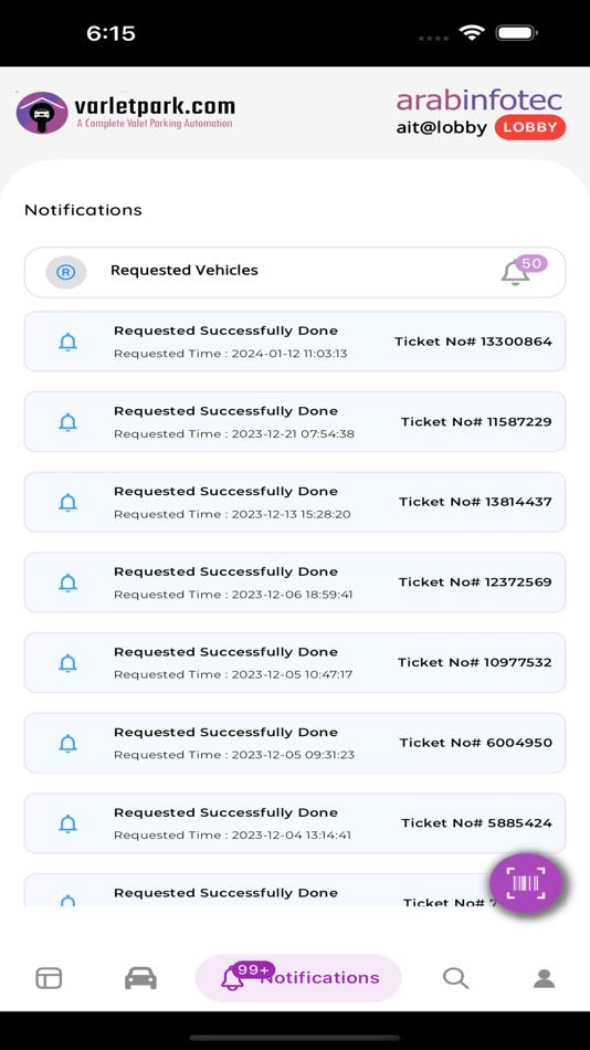 #6. Varlet Parking (iOS) 由: Sreechand Sreekumar