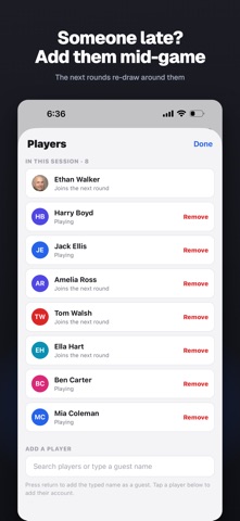 Athlopadel iPhone screenshot 2