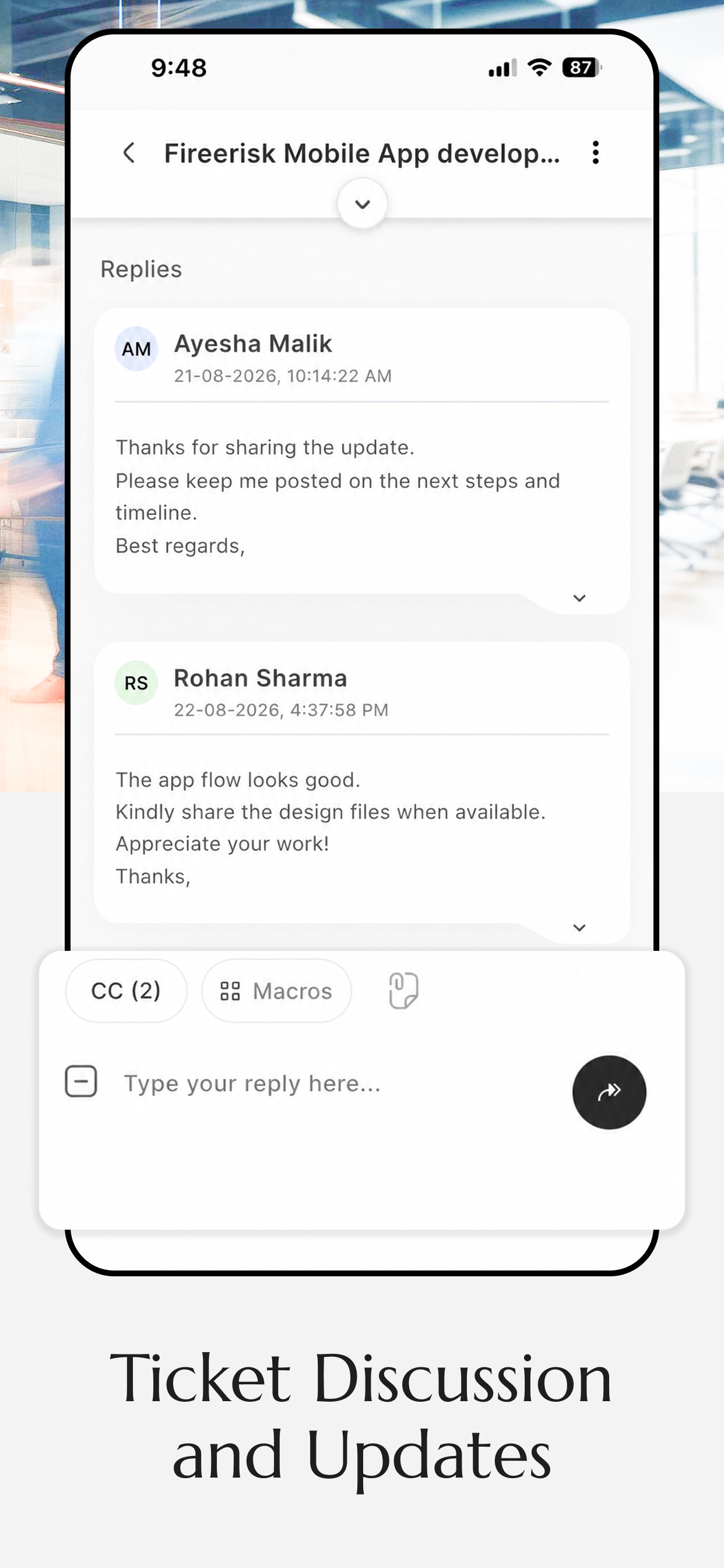 Screenshot 3 of FlockDesk: Help Desk