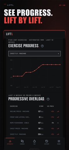LIFTL: Workout Tracker Screenshot 8 of 9