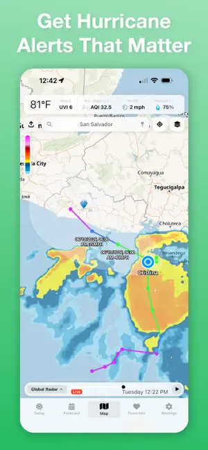 Vortix Pro: Weather Radar Maps screenshot 3