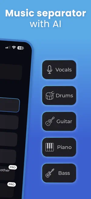 Music remover:AI splitter Tunz iPhone screenshot 2