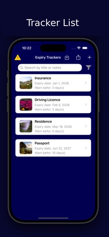 Xpiry Tracker iPhone screenshot