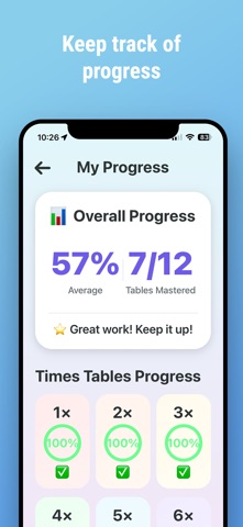 Times Table Flash Cards Screenshot 3 of 3