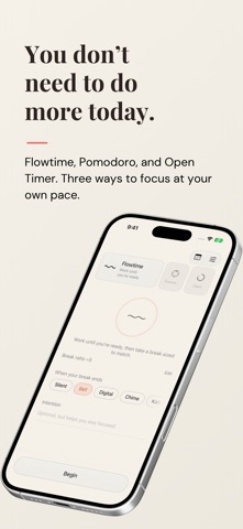 Modus: Flowtime & Pomodoro Screenshot 1 of 6