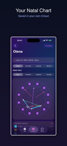 Ephemeris Sky: Astrology Chart screenshot
