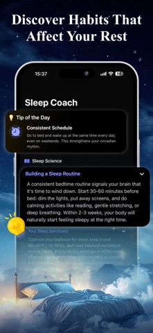 Sleep Journal Coach App screenshot